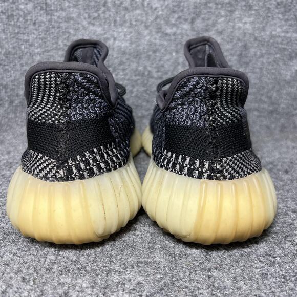 Adidas Yeezy Boost 350 V2 Shoes Sneakers Mens Size 7 Black Gray Carbon FZ5000 - Picture 4 of 9